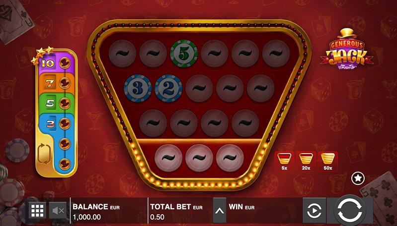 Геймплей слота Generous Jack