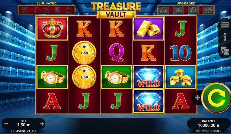 Геймплей слота Treasure Vault