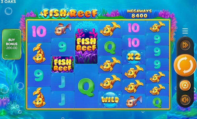 Слот Fish Reef дизайн