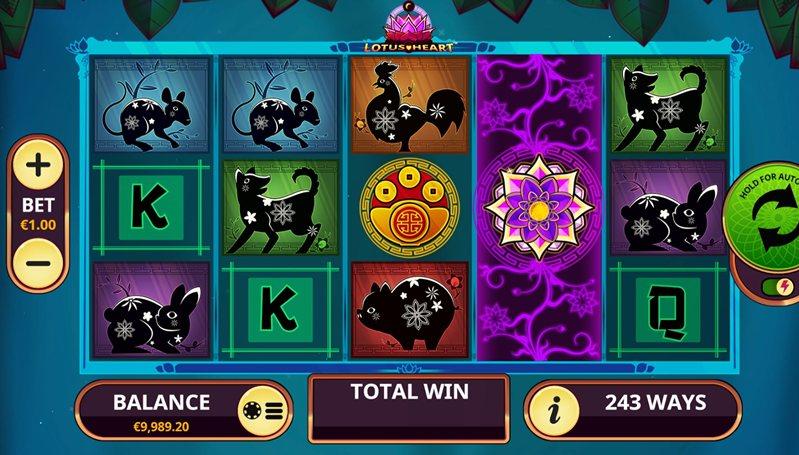 слот Lotus Heart дизайн
