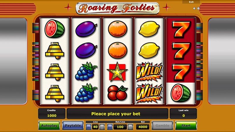 Геймплей слота Roaring Forties