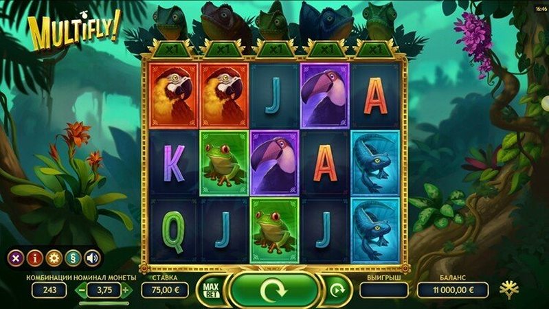 Геймплей слота Multifly