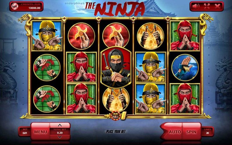 Геймплей слота Ninja
