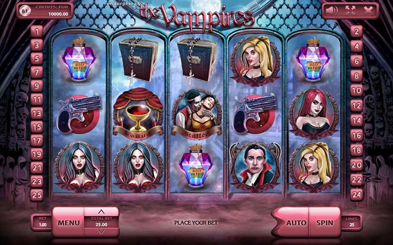 Геймплей слота Vampires
