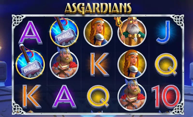 Дизайн слота Asgardians