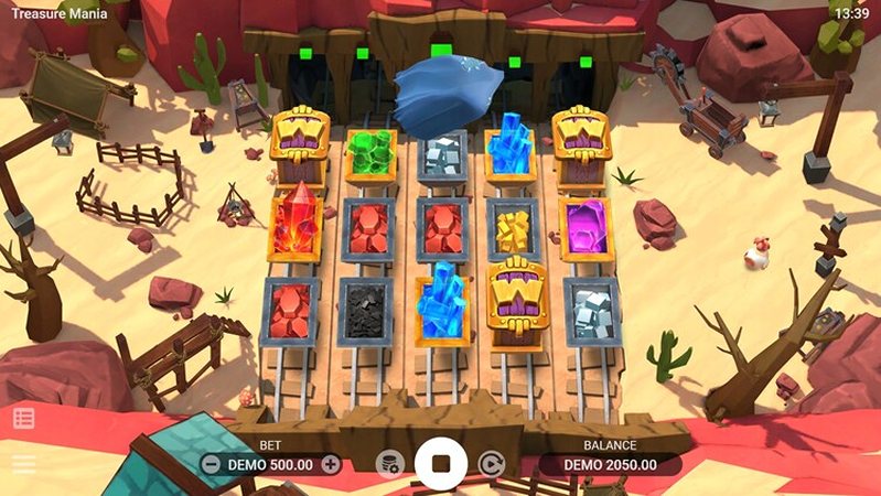 Геймплей слота Treasure Mania