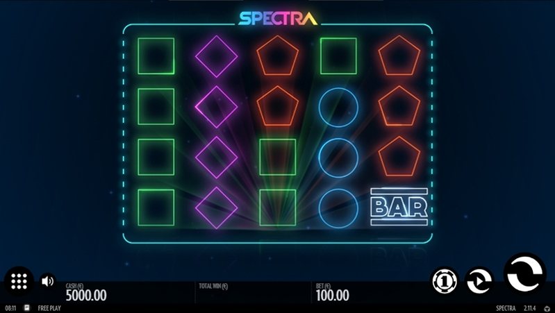 Дизайн слота Spectra